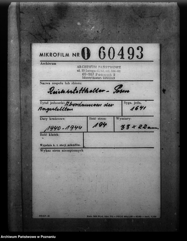 Obraz 2 z jednostki "Abordnungen der Angestellten"