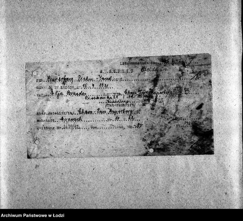 Obraz 4 z jednostki "[Wyciągi z rejestrów urodzin, ślubów i inne]"