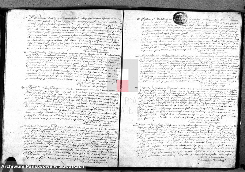 image.from.unit.number "Księga duplikat akt urodzonych, zaślubionych i zgonów w parafii wigierskiej"