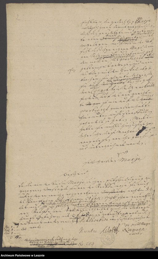 Obraz 4 z jednostki "[Denunziation des Polizeimeisters Zachwitz gegen Juden Marje]"