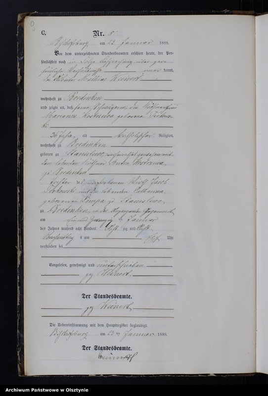 image.from.unit.number "Sterbe-Neben-Register Nr 1 - 150"