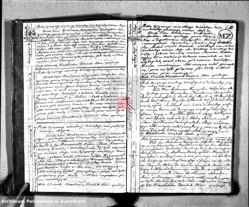 image.from.unit.number "Akta zeszłych gminy wieysieyskiey od 1-go maja 1810"