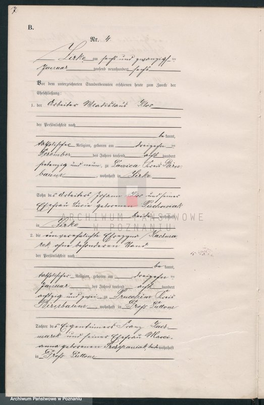 Obraz 10 z jednostki "Heirats-Haupt-Register"