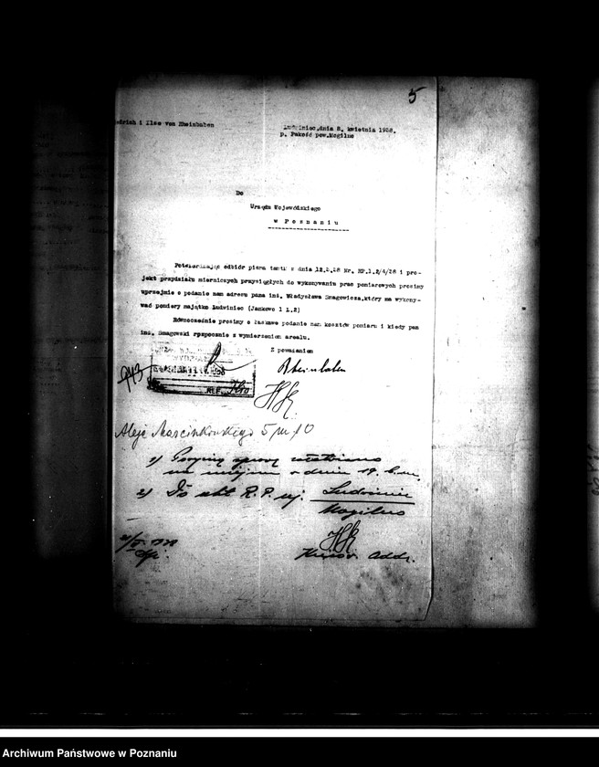 Obraz 9 z jednostki "Majątek Jankowo Ludwiniec powiatu mogileńskiego /operat pomiarowo-szacunkowy/"