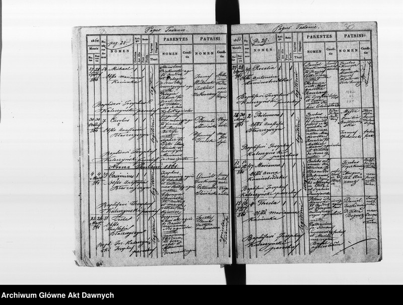image.from.unit.number "Parafia: Tadanie. Dekanat: Gliniany. Księga metrykalna urodzeń 1845-1887, ślubów 1846-1893 i zgonów 1840-1899 dla wsi Tadanie. Tom XX."