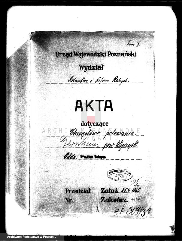 Obraz 4 z jednostki "Majątek Chrząstowo powiatu wyrzyskiego polowanie"