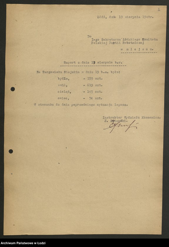 Obraz 3 z jednostki "Dzienne raporty podaży mięsa"