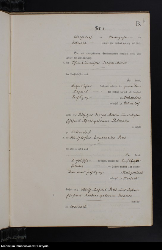 image.from.unit.number "Heiraths-Neben-Register Nr 1 - 8"