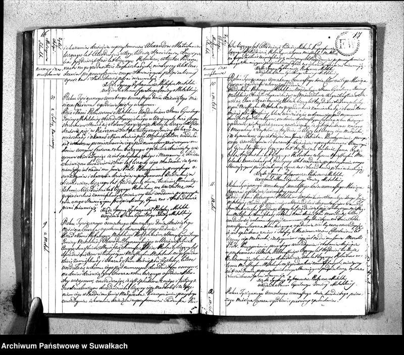 image.from.unit.number "Księga Aktów Urodzenia Urzędnika Stanu Cywilnego Gminy Metelskiey Powiatu Seyneńskiego Woiewództwa Augustowskiego Od 1 Stycznia Tysiąc Osimset Osimnastwgo Roku 1818"