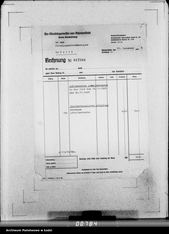 image.from.unit.number "Polenjugendverwahrlager. [Koszty urządzenia i utrzymania obozu]"