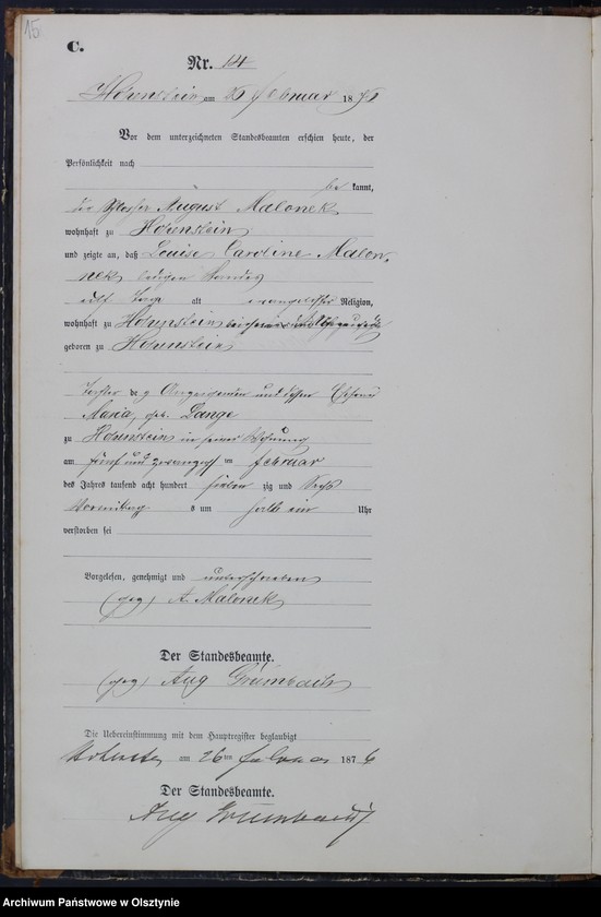 image.from.unit.number "Sterbe-Neben-Register Nr 1 - 78"