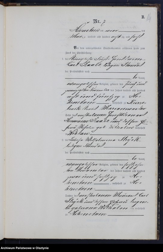 image.from.unit.number "Heiraths-Neben-Register Nr 1 - 17"