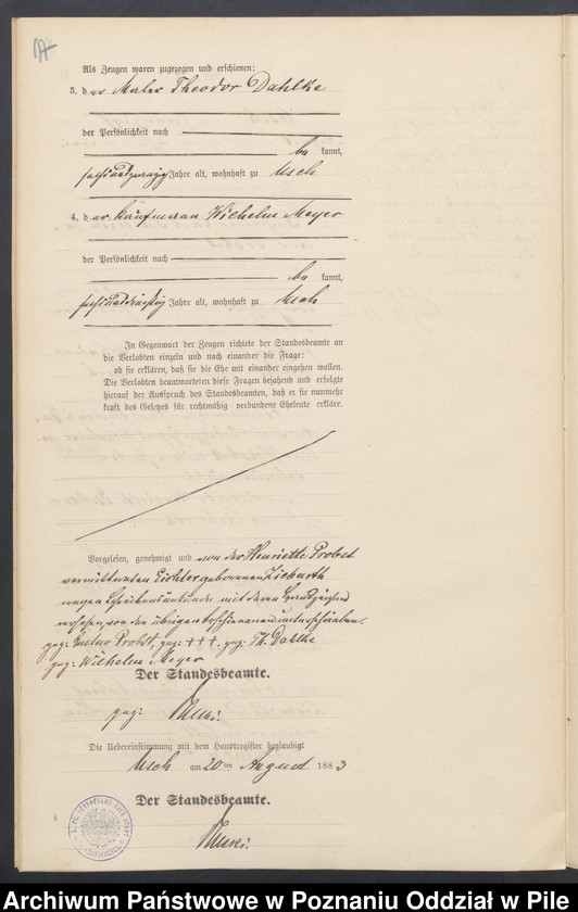 Obraz 19 z jednostki "Księga małżeństw"