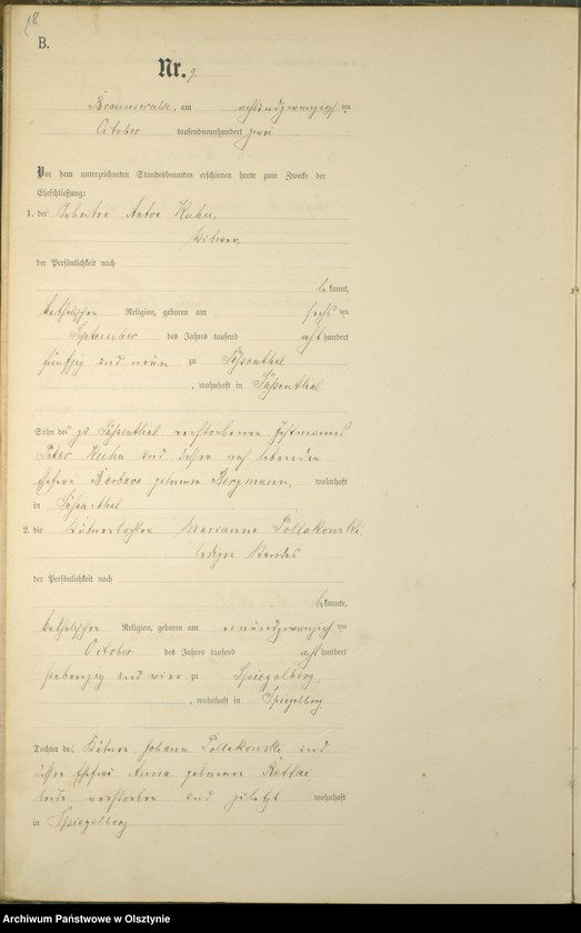 image.from.unit.number "Heiraths-Haupt-Register Nr 1 - 11"