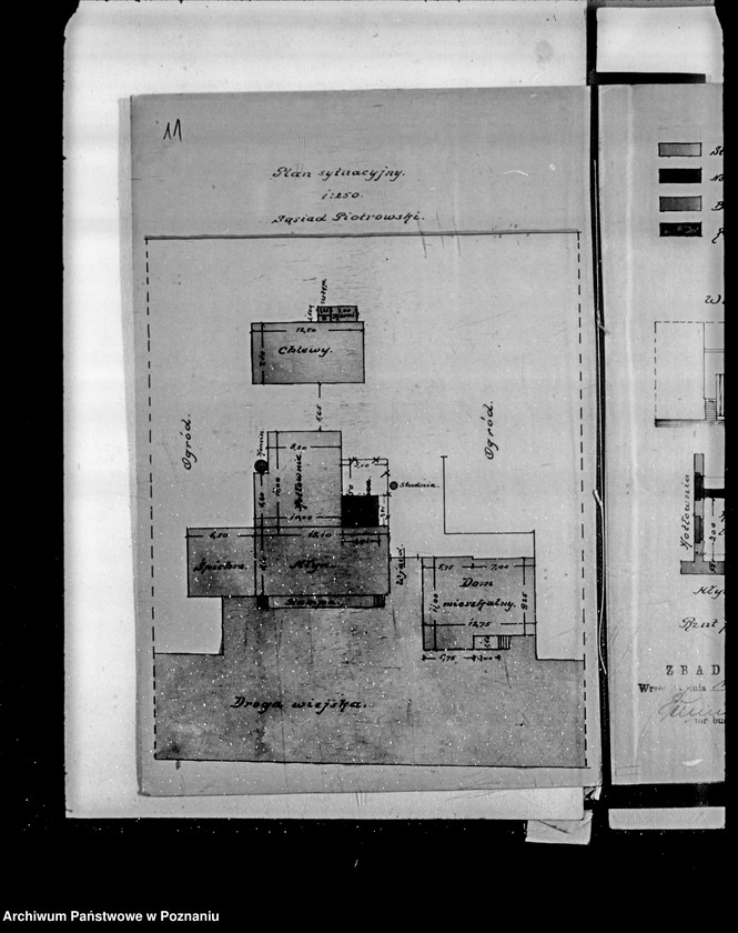 Obraz 15 z jednostki "Zatwierdzenie zakładu przemysłowego /domku dla akumulatorów/ St. Wachowiak w Nekli Młyn"