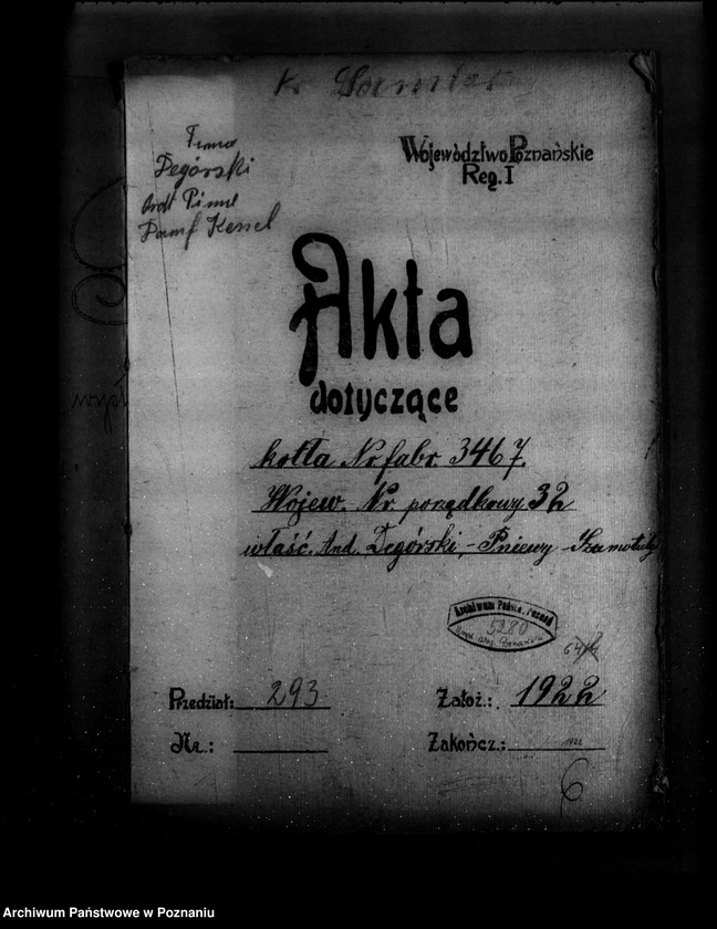 Obraz 4 z jednostki "Tartak J. Degórskiego w Pniewach powiat szamotulski nr woj. kotła 32"