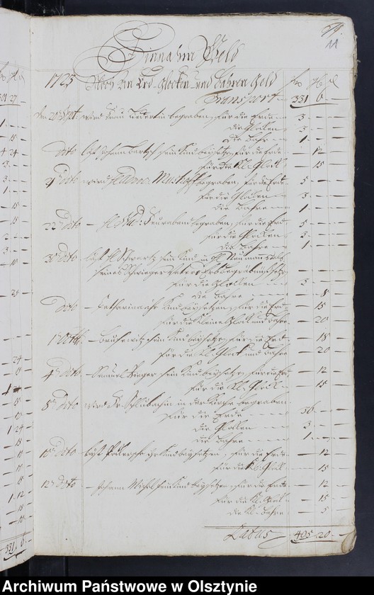 image.from.unit.number "Kirchen Rechnung über Einnahme und Ausgabe"