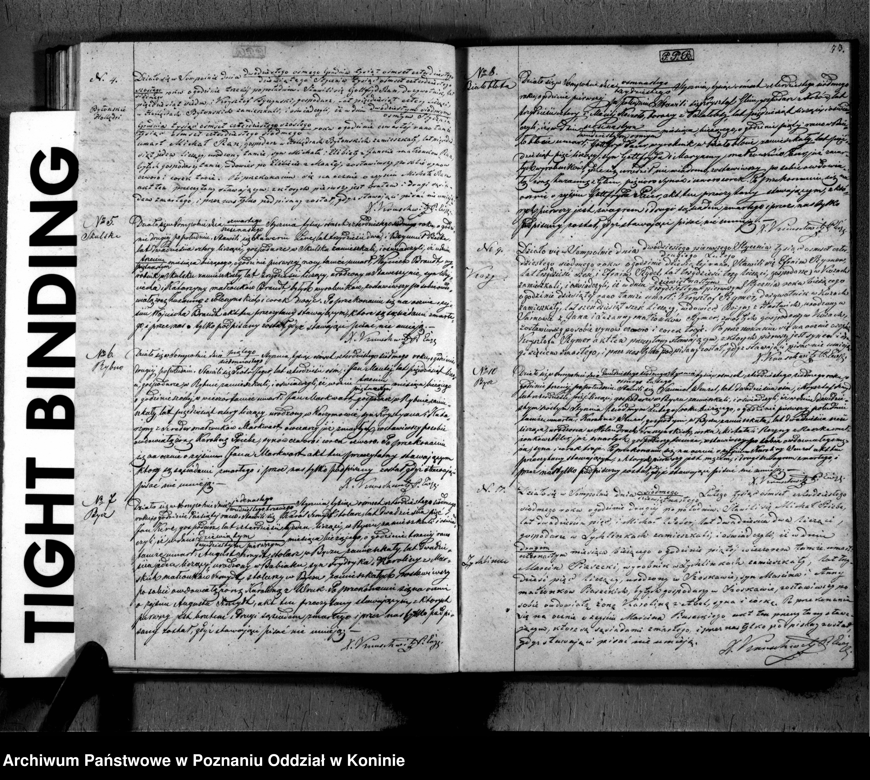 Skan z jednostki: Duplikat akt urodzeń, małżeństw i zgonów