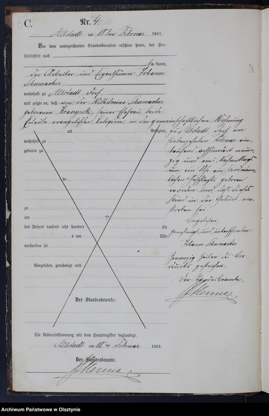 image.from.unit.number "Sterbe-Neben-Register Nr 1 - 43"