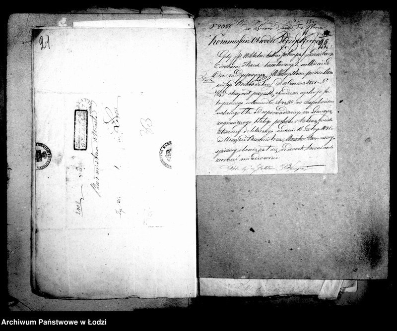 Obraz 19 z jednostki "Akta ławnika czynnego osady fabrycznej Łódka tyczące się zakładu fabrykanta pana Potempy "