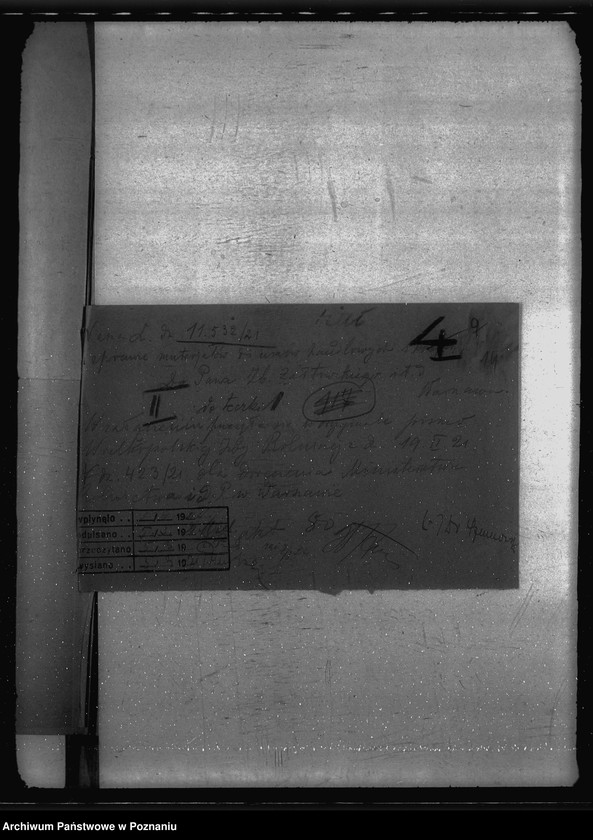 Obraz 18 z jednostki "Sprawy ogólno - administracyjnego rozporządzenia i zarządzenia"