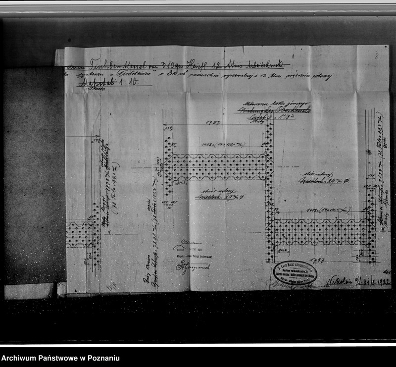 image.from.unit.number "Młyn parowy Hermannmuehlen Towarzystwo Akcyjne W Poznaniu nr woj. 183"