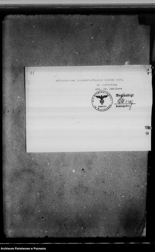 Obraz 19 z jednostki "Dienststrafgericht und Strafanträge gegen Angestellte"