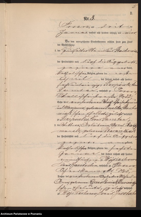 Obraz 8 z jednostki "Księga małżeństw t. I"