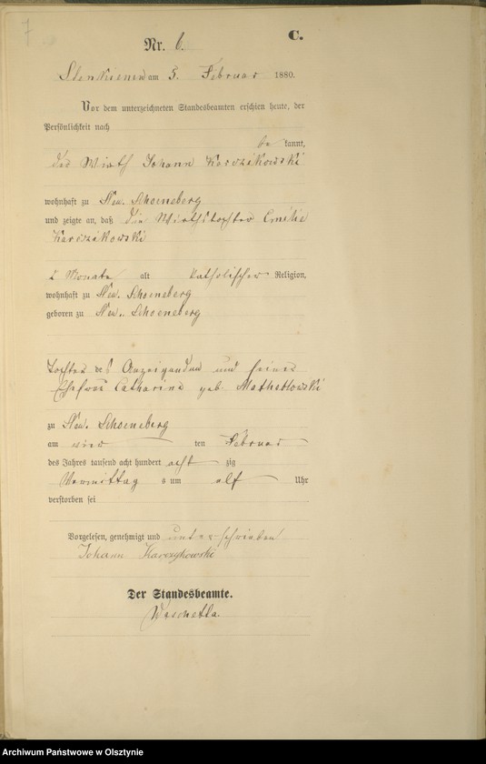Obraz 9 z jednostki "Sterbe-Haupt-Register Nr 1 - 49"