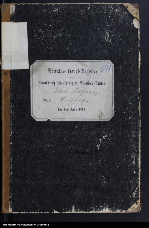 image.from.unit.number "Heiraths-Haupt-Register Nr 1 - 20"