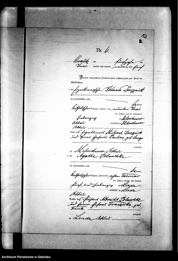 image.from.unit.number "Księga małżeństw"