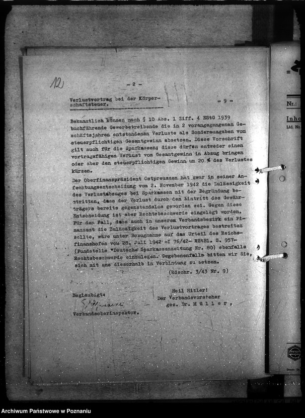 Obraz 16 z jednostki "Rundschreiben des Sparkassen- und Giroverbandes Wartheland"