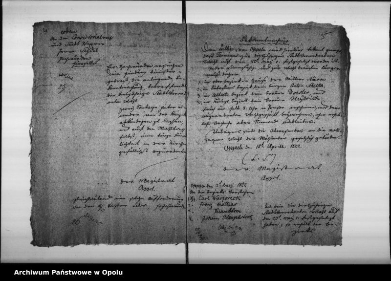 Obraz 7 z jednostki "Acta betreffend die Wahl der Stadt Verordneten für das Jahr 1822/23"