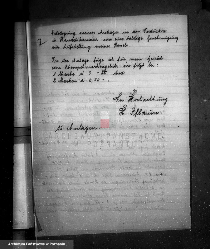 Obraz 11 z jednostki "Browar parowy H. Pflauma w Nowym Tomyślu nr woj. kotła 6513"