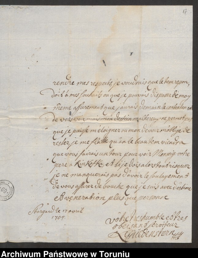 image.from.unit.number "[Władysław Kazimierz Guldenstern. M. in. listy Michała Korybuta Wiśniowieckiego]"