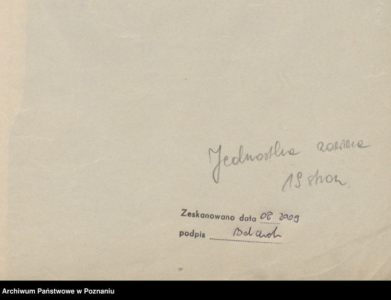 image.from.unit.number "Acta betreffen Konzessionierung eines feststehenden Dampfkessels zum Brennereibetrieb des Rittergutsbesitzers Iowanne in Lenartowitz"