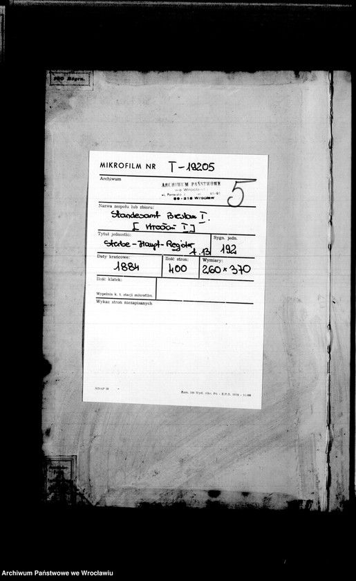 image.from.unit.number "Sterbe-Haupt-Register Breslau I 1884 Band 13"