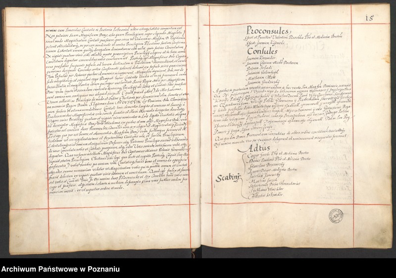 Obraz 18 z jednostki "Liber obligationum, decretorum, quietationum, contractuum. Acta coram spectabili consulatu civitatis Posnaniensis tam publica quam privata."