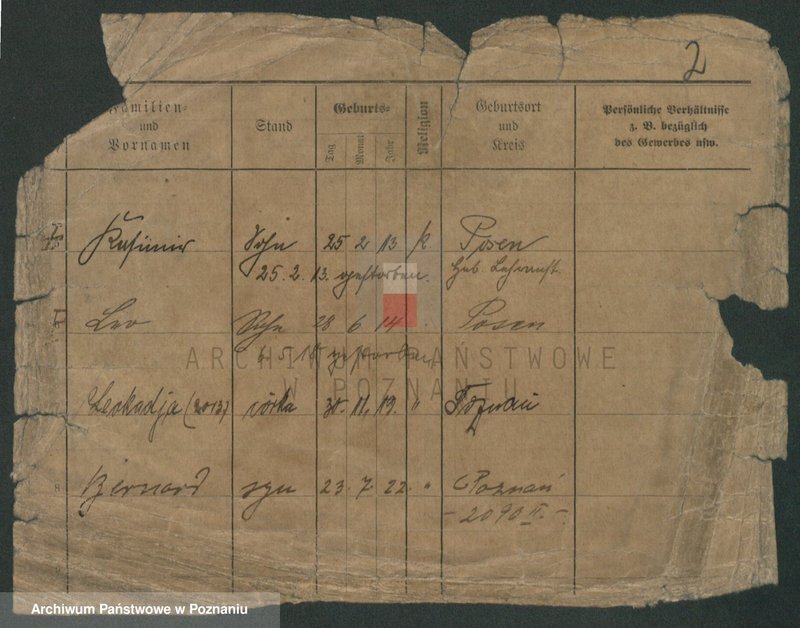 Obraz 4 z jednostki "Ratajczak (żonaci) - Ratajczyk"