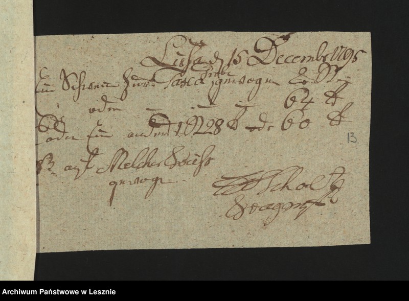 Obraz 15 z jednostki "[Akta in Bezug auf die von der Südpreussischen Provinzialzoll und Konsumtionssteuerdirektion in Posen an das allhiesige Zoll und Konsumtionssteueramt erlassene Zirkularverfügung]"