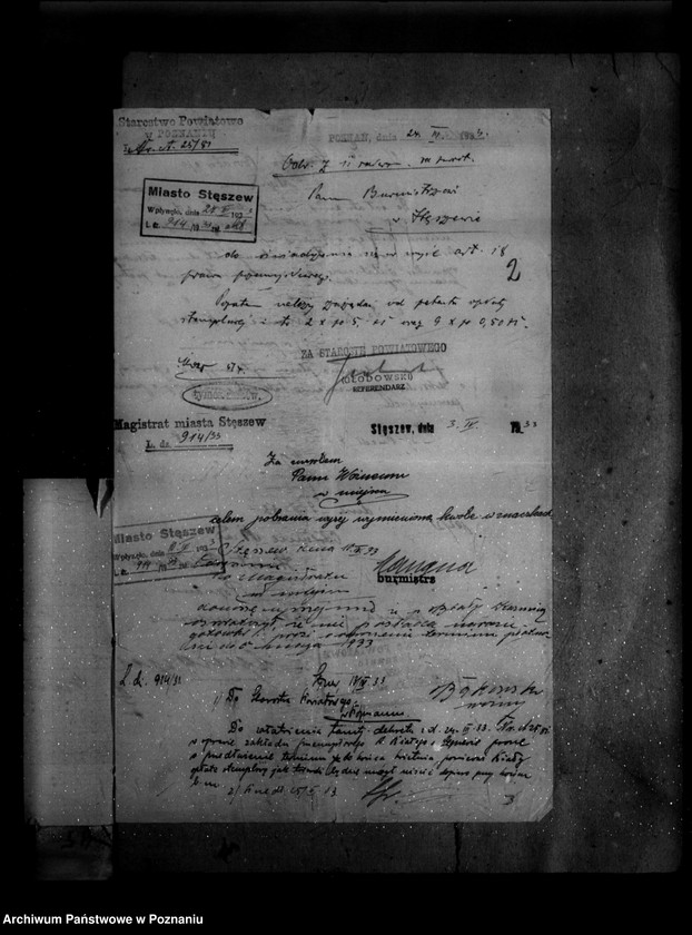 Obraz 7 z jednostki "Zatwierdzenie wytwórni waty K. Biały w Stęszewie powiat poznański"