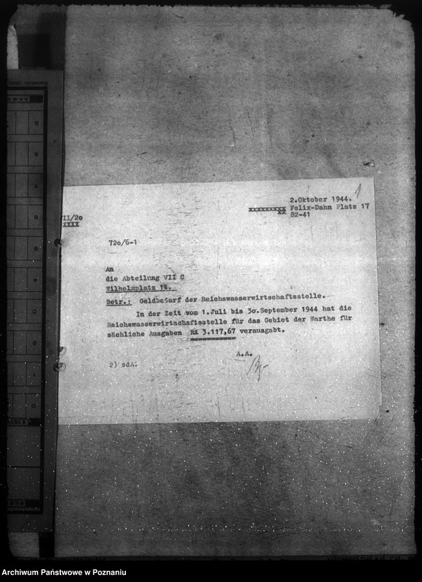 Obraz 5 z jednostki "Reichswasserwirtschaft im Gebiet der Warthe und Oder"