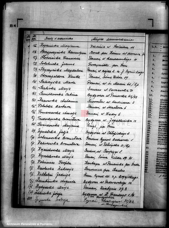 Obraz 12 z jednostki "/Spis Weteranów i Wdów po weteranach z 1863 r./"