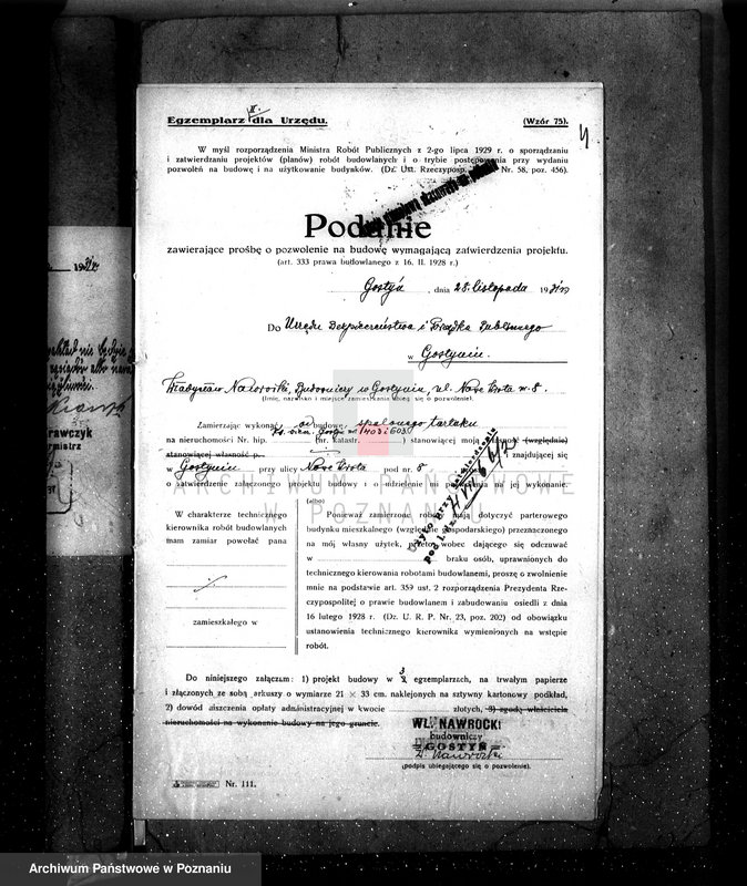 Obraz 8 z jednostki "Zatwierdzenie zakładu przemysłowego /odlewni żelaza/ Fr. Janaszewski w Gostyniu"