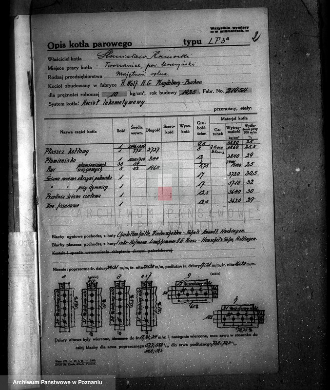 Obraz 7 z jednostki "Majętność rolna Tworzanice, pow. leszczyński Stanisław Kamoski nr woj. kotła 5868"