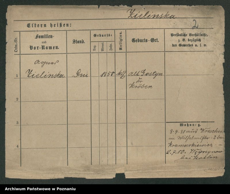 Obraz 4 z jednostki "Zielinski (samotne kobiety)"