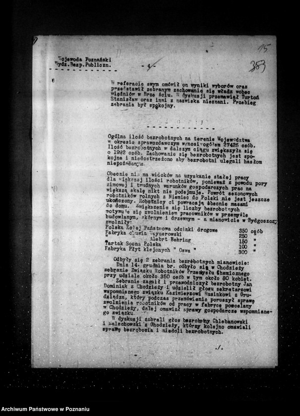 Obraz 18 z jednostki "Sprawozdania sytuacyjne tygodniowe za czas od 5 grudnia 1930 r. do dnia 1 stycznia 1931 r. /nr 58-61/"