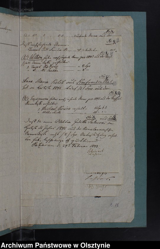 image.from.unit.number "Armen Kassen Rechnung des Kirchspiels Kruklanken"