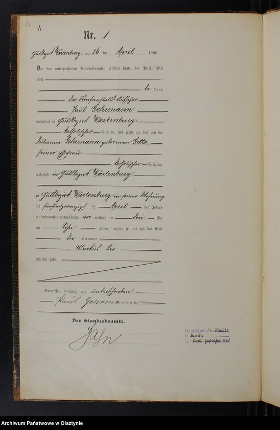 image.from.unit.number "Geburts-Haupt-Register Nr 1 - 2"