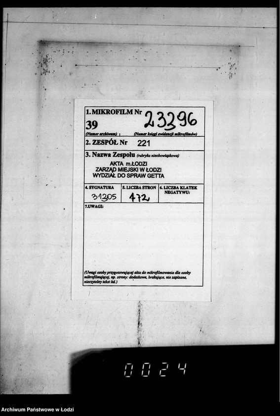 Obraz 2 z jednostki "Abbrüche im Getto. [Korespondencja w sprawie rozbiórki domów w Getcie, miesięczne zestawienia wykonanych prac, wykazy zatrudnionych przy pracach rozbiórkowych]"